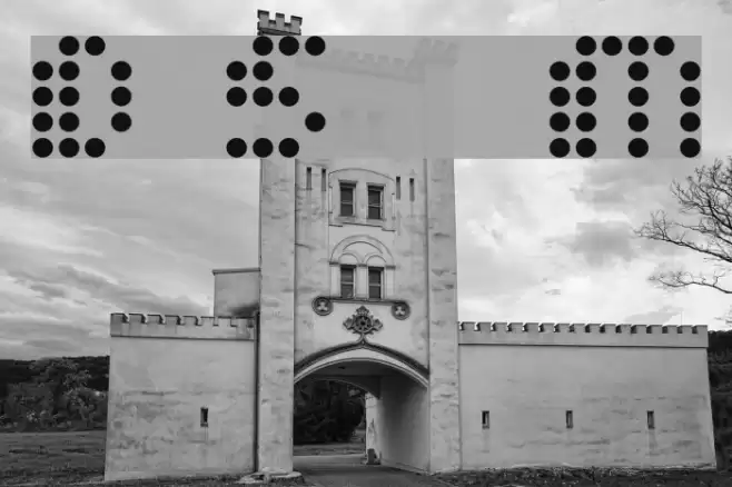 Dot Short of a Matrix Font examples