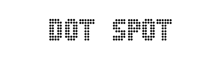 Dot Spot フォント