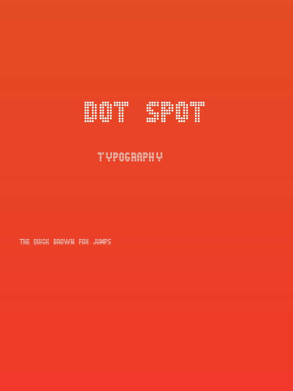 Dot Spot Poster