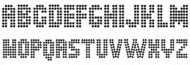 Dot Spot 字体 小写