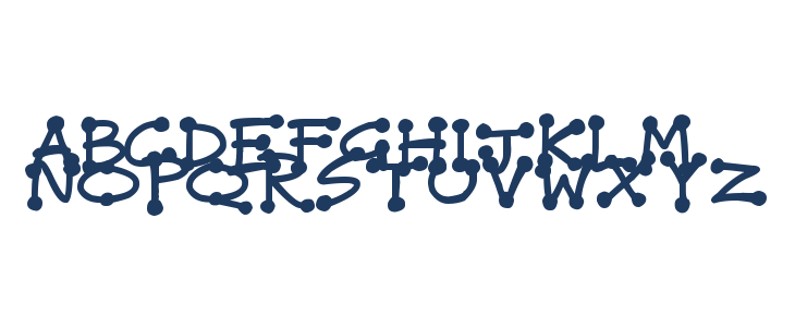 Dot Stick Doodles Lowercase