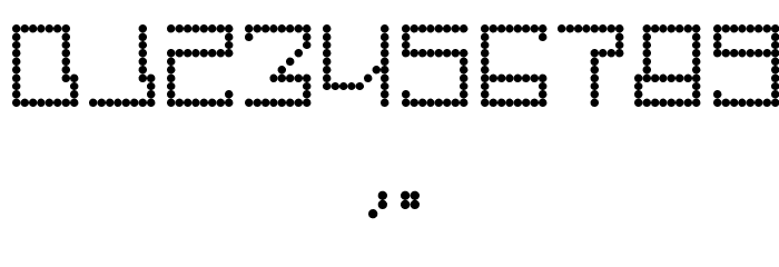 Dot Walkthru Font OTHER CHARS