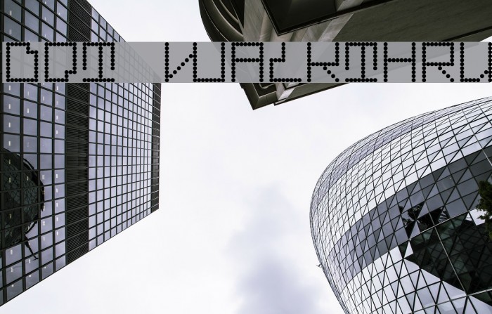 Dot Walkthru Font examples