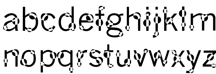 Dot Your Eyes Font LOWERCASE