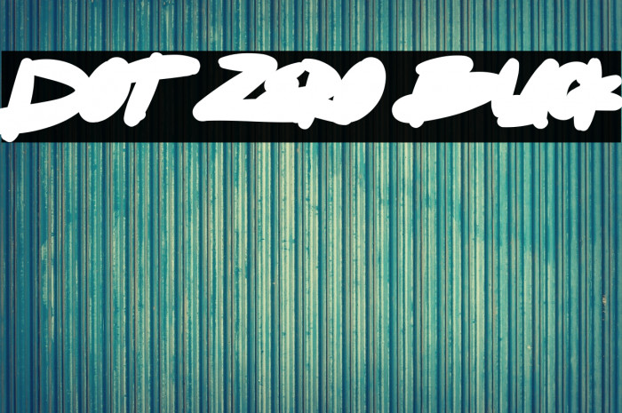 Dot Zero Black Example 1