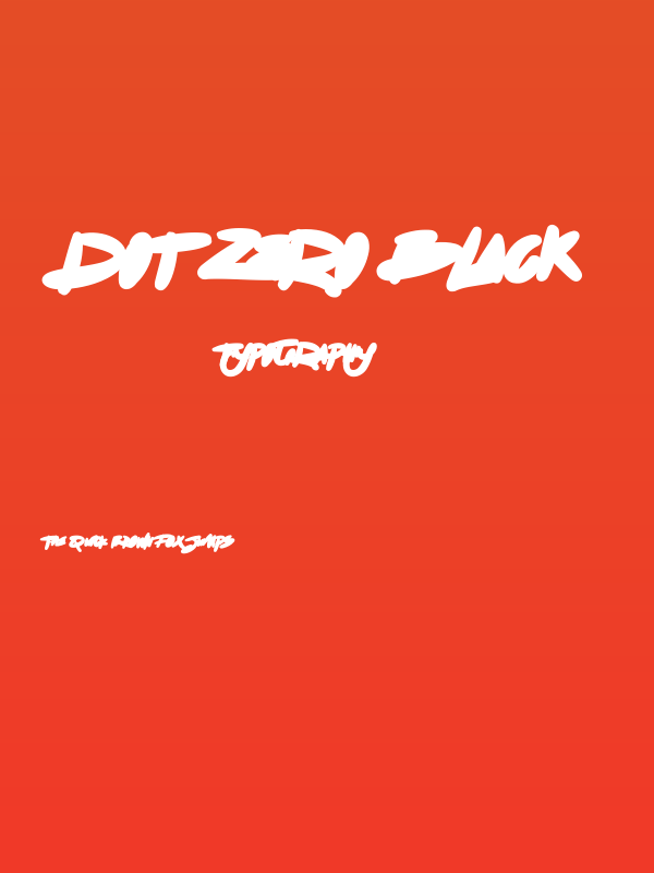 Dot Zero Black Poster