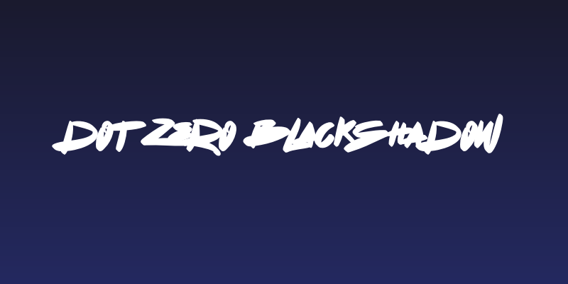 Dot Zero Blackshadow Social Header
