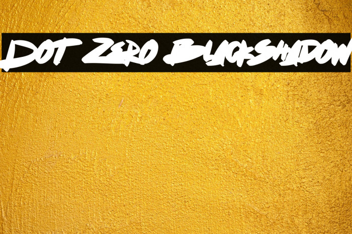 Dot Zero Blackshadow Example 3