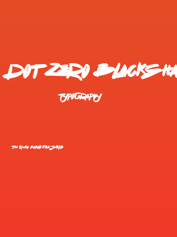 Dot Zero Blackshadow Poster