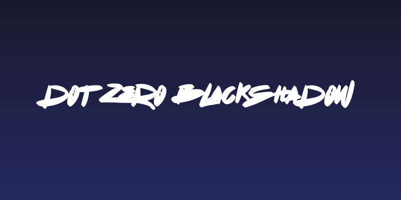 Dot Zero Blackshadow Social Header