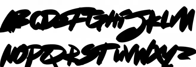 Dot Zero Blackshadow Schriftart Kleinbuchstaben