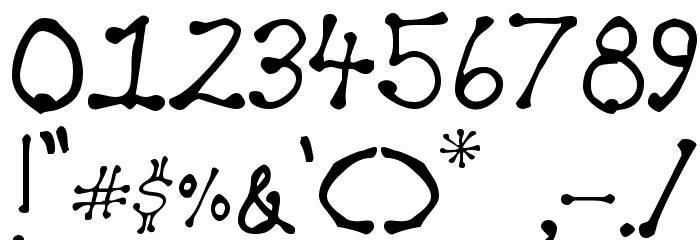 Dot2Dot Font OTHER CHARS