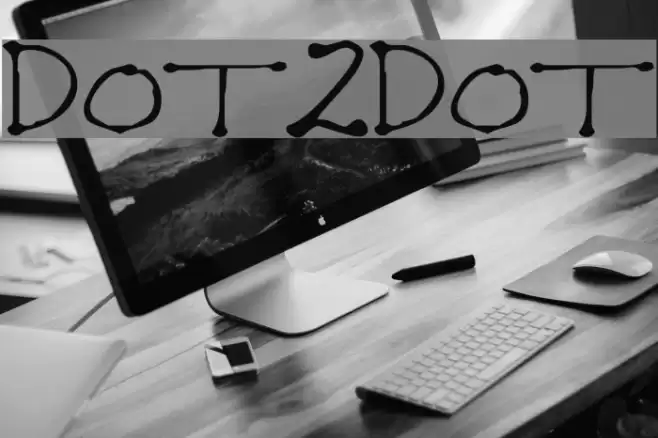 Dot2Dot フォント examples