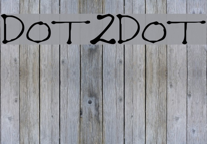 Dot2Dot Font examples