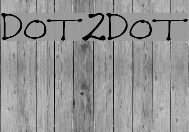 Dot2Dot フォント examples