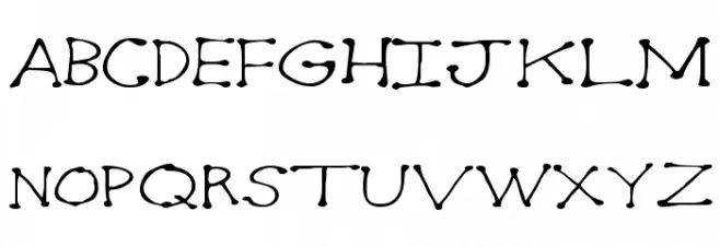 Dot2Dot フォント 小文字