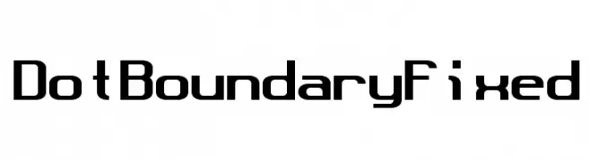 DotBoundary Fixed  لخطوط تنزيل