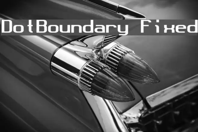 DotBoundary Fixed Example 1