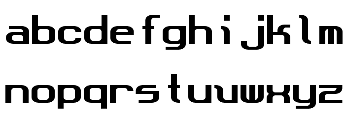 DotBoundary Fixed Font LOWERCASE