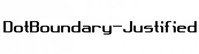DotBoundary-Justified  لخطوط تنزيل