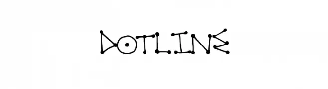 DotLine  font caratteri gratis