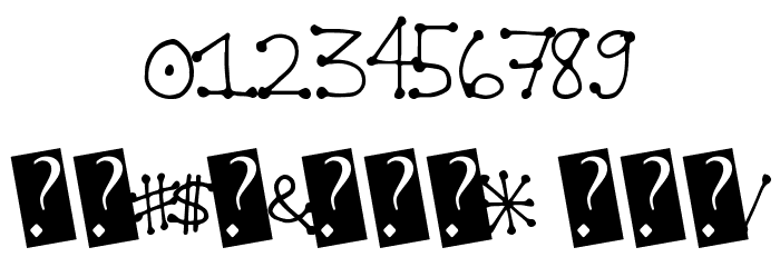 DotLine Font OTHER CHARS