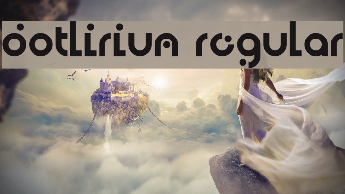 DotLirium Regular Font examples