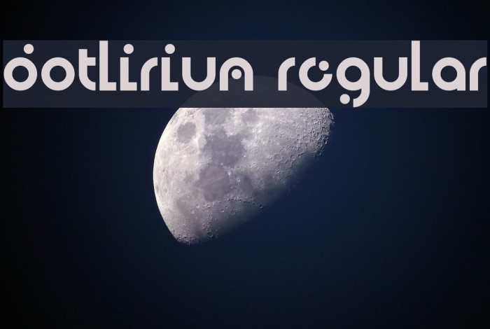 DotLirium Regular Font examples