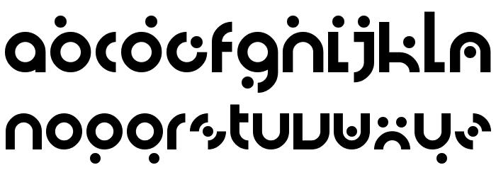DotLirium Regular Font LOWERCASE