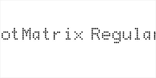 DotMatrix Regular Logo