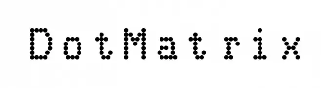 DotMatrix  تنزيل الخطوط