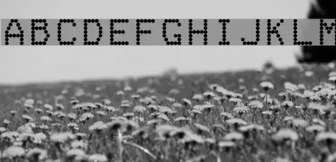 DotMatrix Font examples