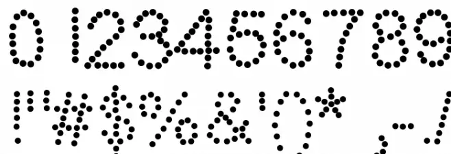 DotNess Font OTHER CHARS