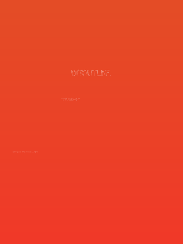 DotOutline Poster