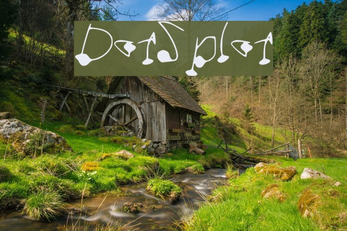 DotSplot Font examples