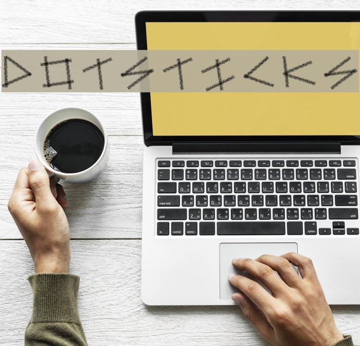 DotSticks Font examples