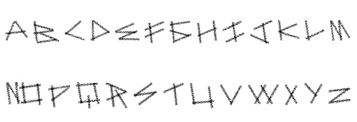 DotSticks Font LOWERCASE