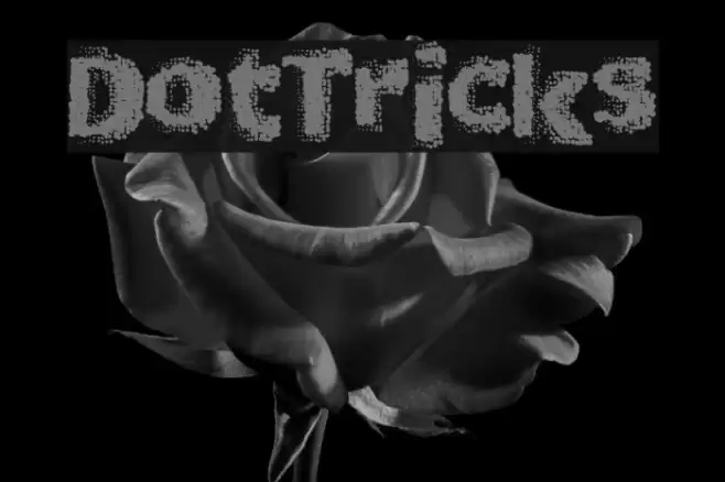 DotTricks Font examples