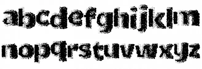 DotTricks フォント 小文字