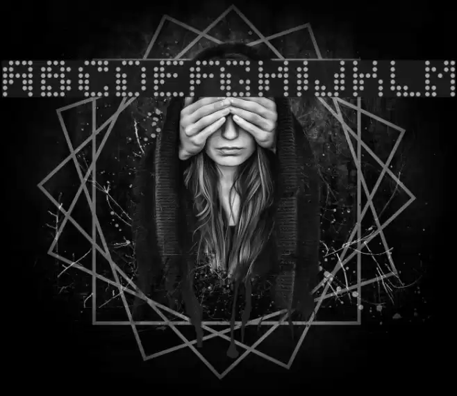 Dotchaos Шрифта examples
