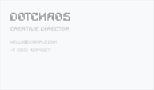 Dotchaos Business Card