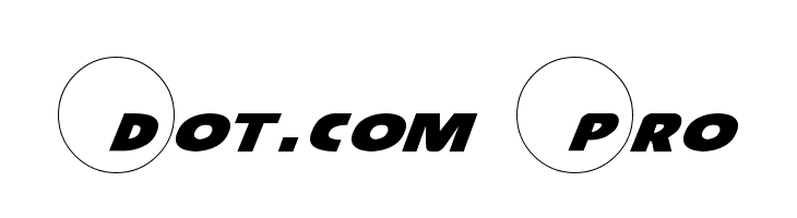Dot.com Pro Font