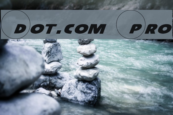 Dot.com Pro Fonte examples