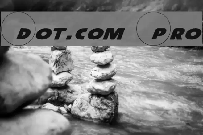 Dot.com Pro Font examples