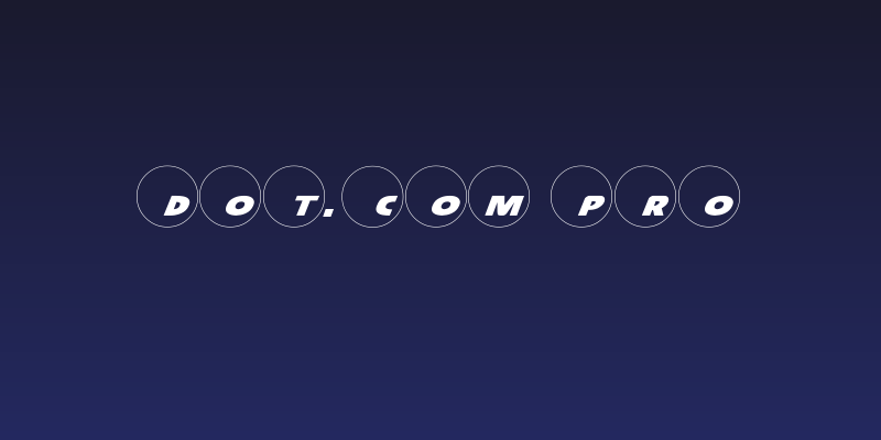 Dot.com Pro Social Header