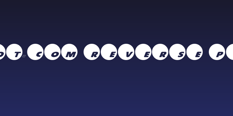 Dot.com Reverse Pro Social Header