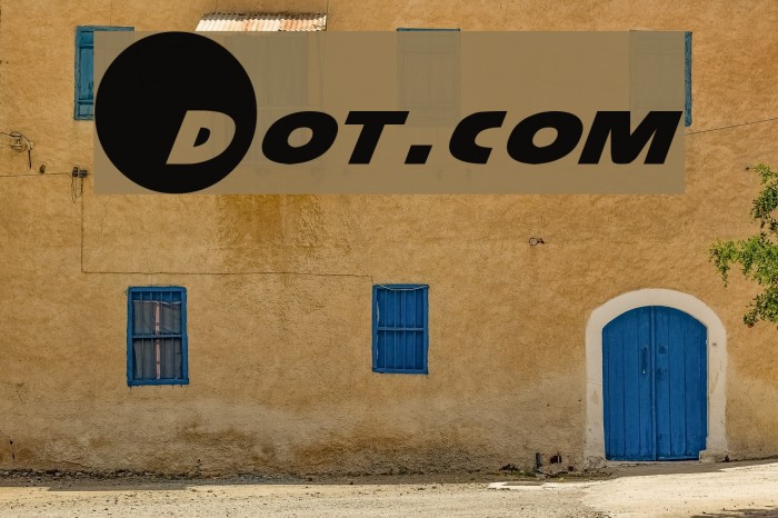 Dot.com Font examples