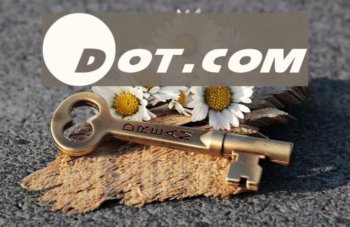 Dot.com Font examples