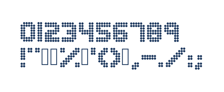 Dotfont Regular Other Characters