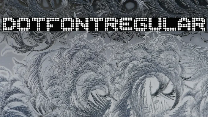Dotfont Regular Example 2